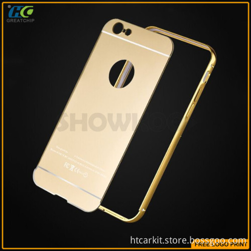 Aluminum bumper Mirror Case for iPhone 6 case cover for iphone 6s plus case cover